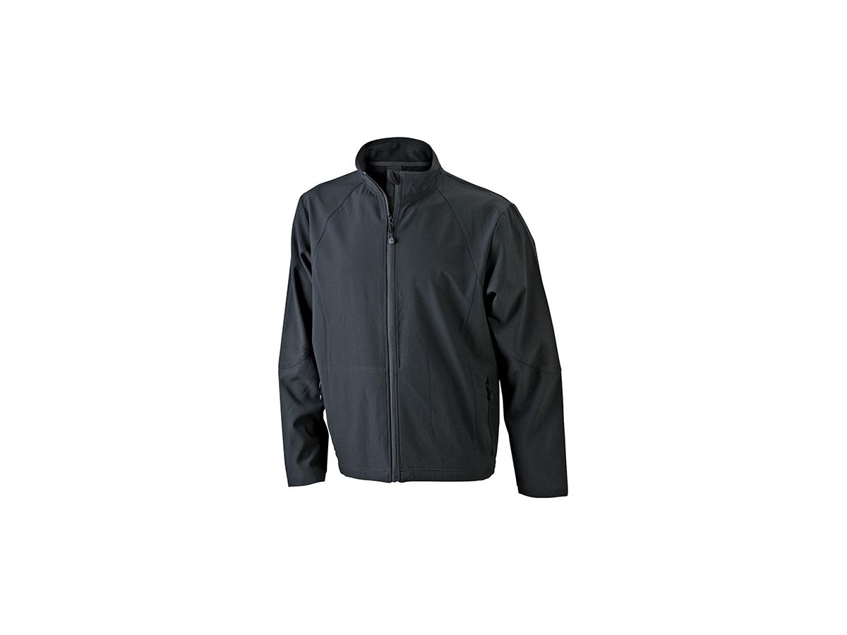 JN Mens Softshell Jacket JN1020 90%PES/10%EL, black, Größe 2XL