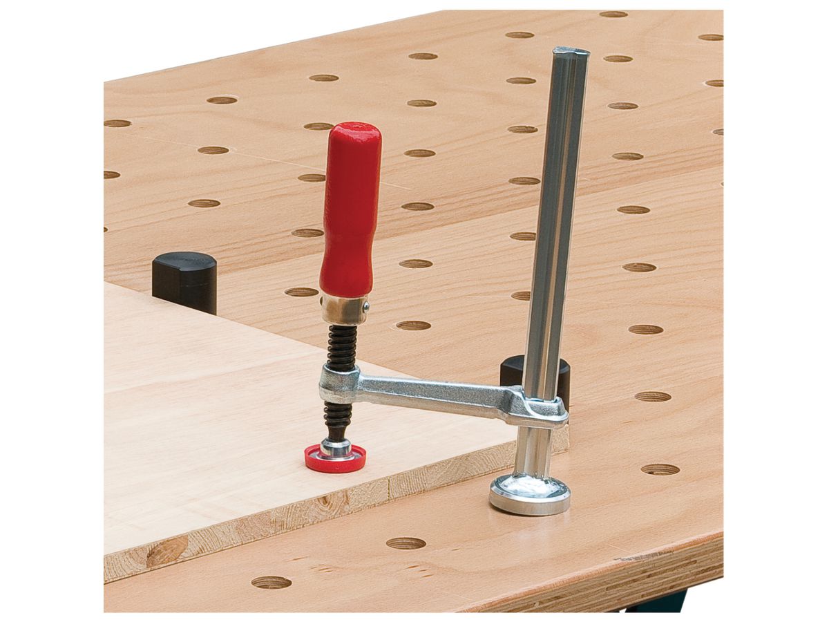 HOLZKRAFT Klemmzwinge Werkstückfixierung für Mulitplex-Lochrasterplatte