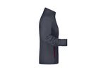 JN Ladies Promo Softshell Jacket JN1129 100%PES, iron-grey/red, Größe S
