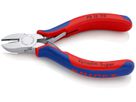 KNIPEX 70 15 110 Seitenschneider mit Mehrko.-Hülle verchromt 110 mm