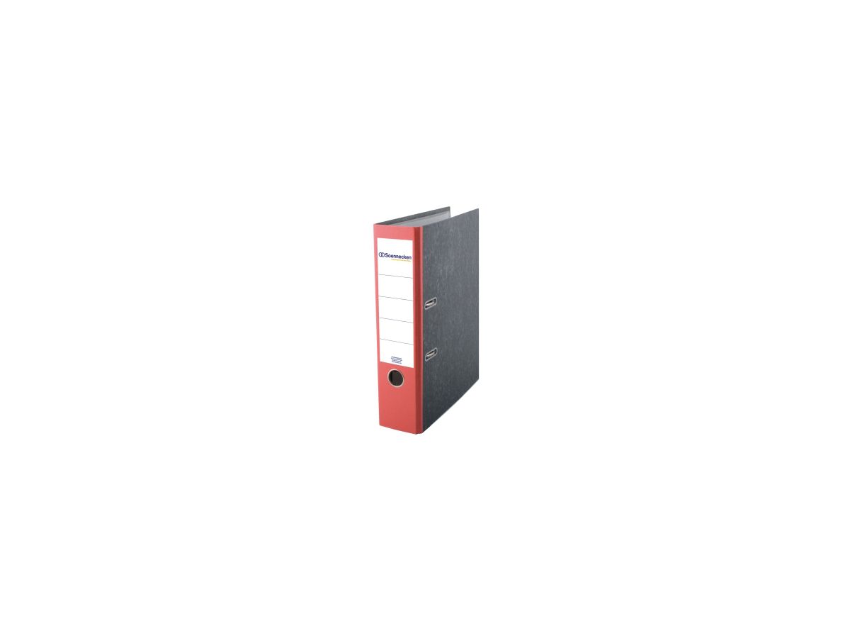 Soennecken Ordner 3322 DIN A4 80mm Pappe rot