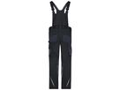 JN Workwear Pants with Bib JN1833 black/carbon Gr. 28