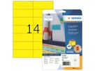 HERMA Etikett SuperPrint 5058 105x42,3mm gelb 280 St./Pack.