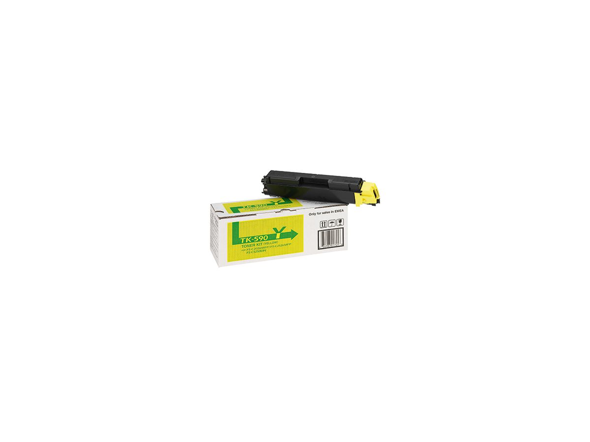 KYOCERA Toner TK590Y 1T02KVANL0 5.000Seiten gelb