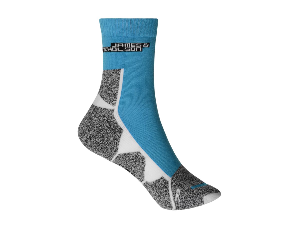 JN Sport Socks JN215 bright-blue/white, Größe 42-44
