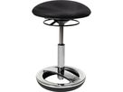 TOPSTAR Hocker Sitness Bob SU49BR0 Fuß chrom Bezug schwarz