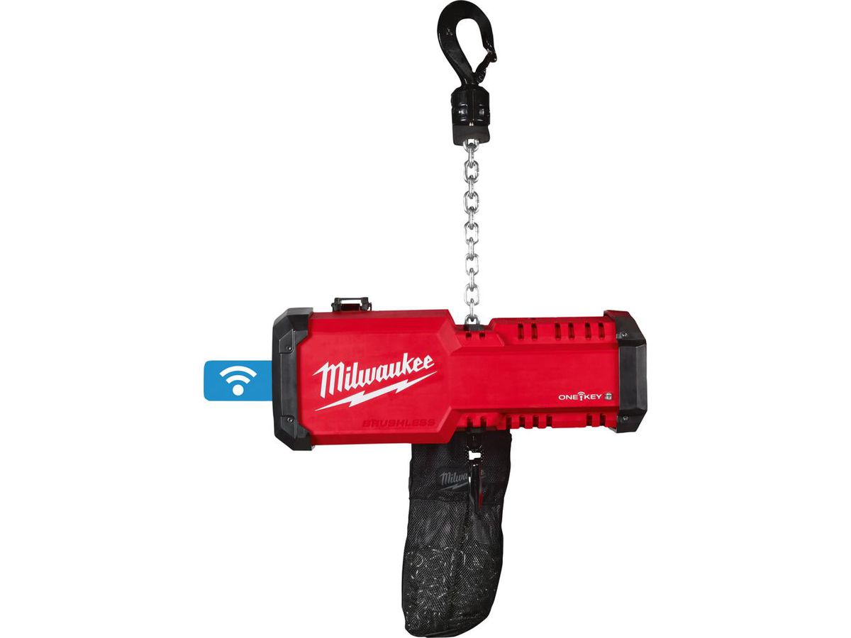 MILWAUKEE Akku-Kettenzug M18 BLCHTO-121 1x18V/12,0 Ah, Ladegerät, Karton
