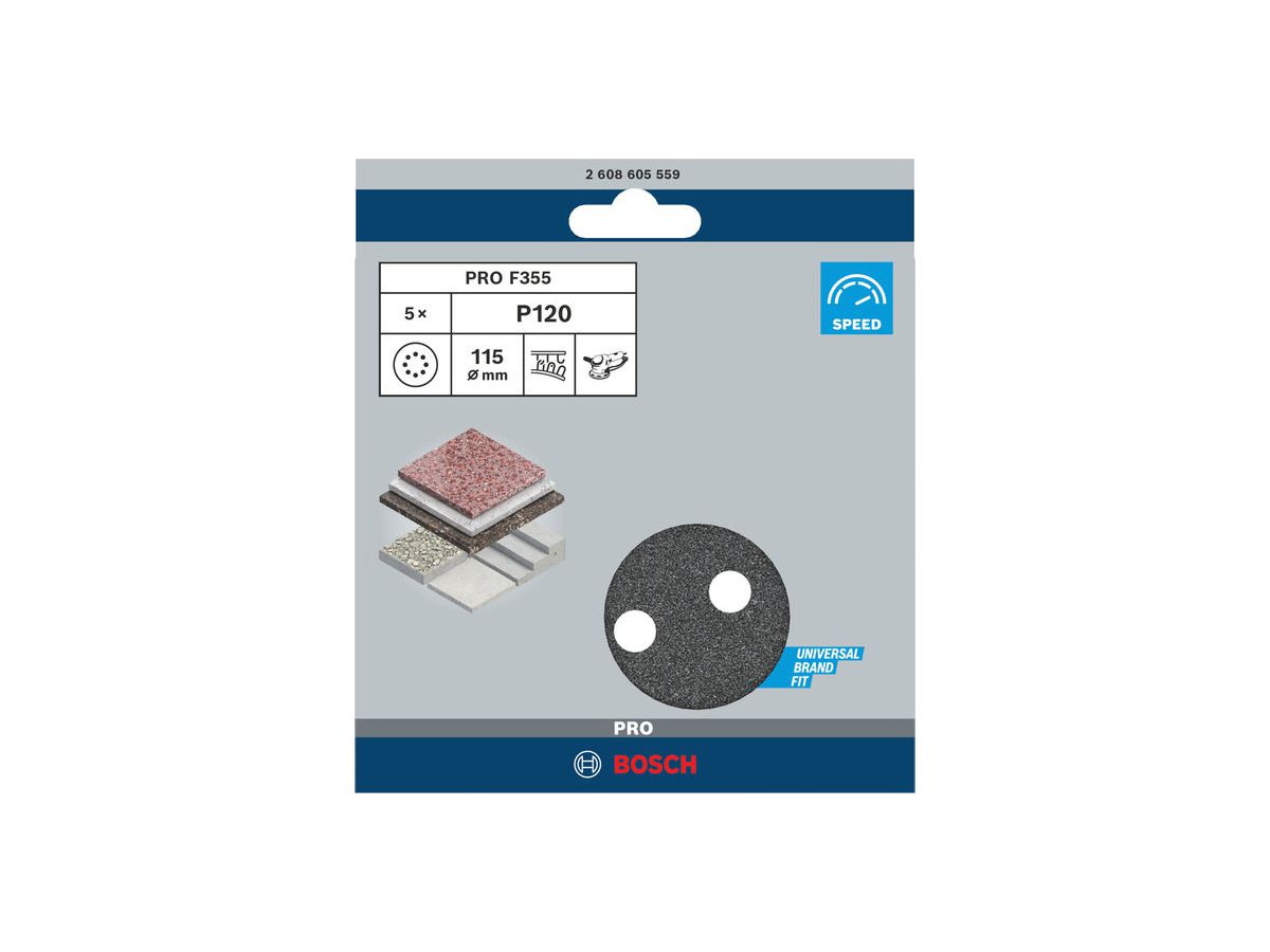 5ST.SCHLEIFBL.115MM B:S K120