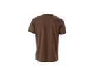 JN Mens Workwear T-Shirt JN838 50%BW/50%PES, brown, Größe L