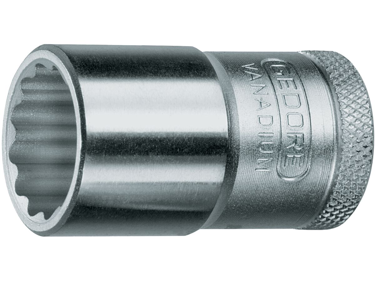 Dopsleutelbit 12-kant 1/2" 1.1/4"x44,5mm GEDORE