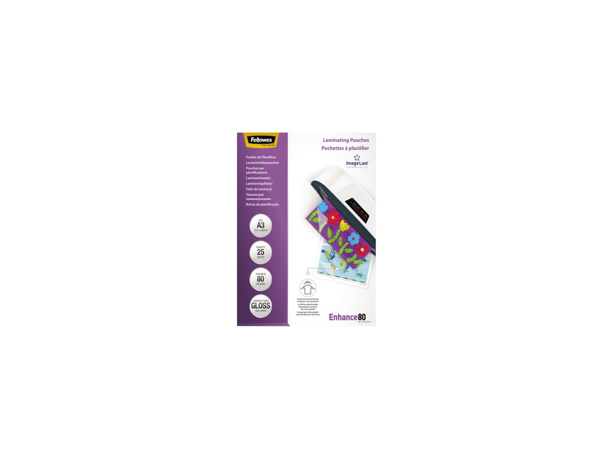 Fellowes Laminierfolie ImageLast 5396403 DIN A3 80my 25 St./Pack.