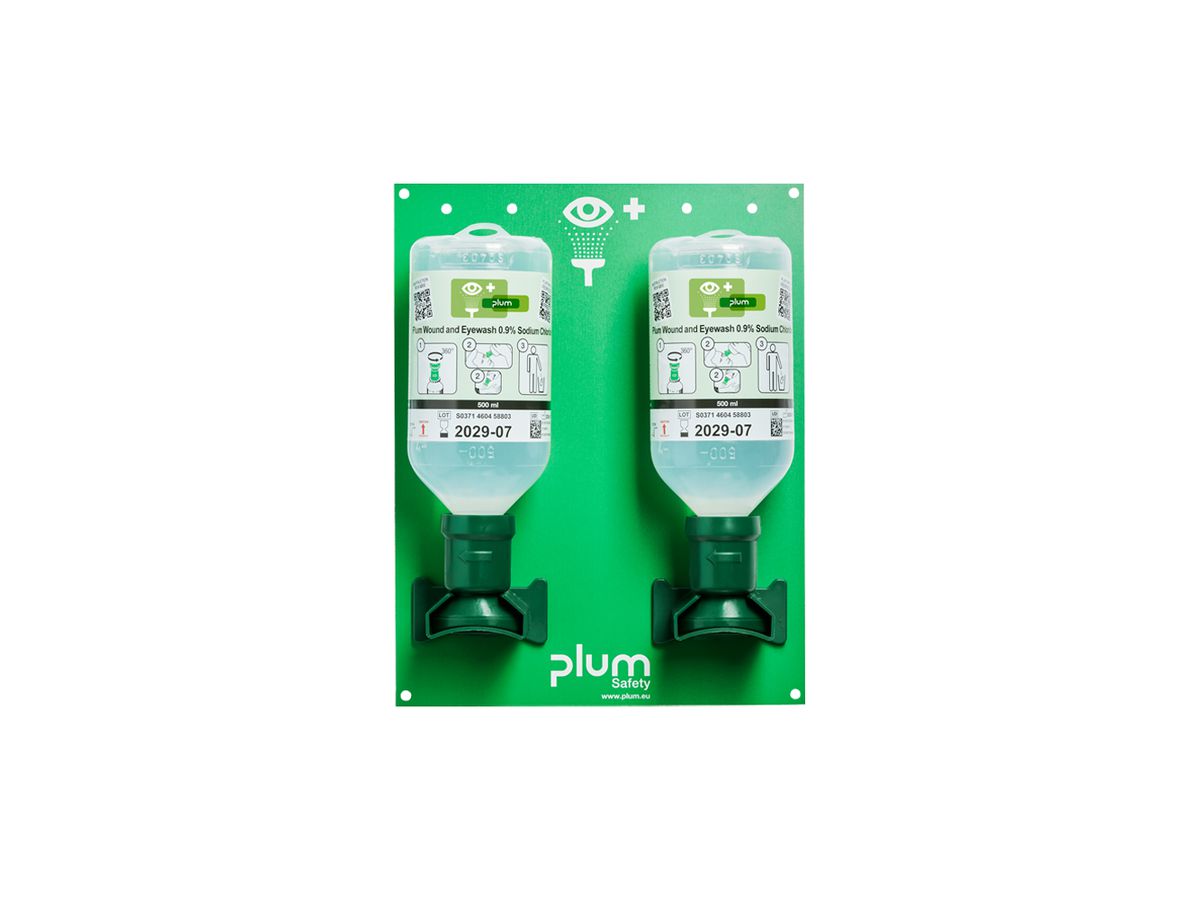 PLUM Augenspülstation inkl. 2 Fl. 500ml
