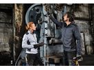 JN Herrenfleece Jacke JN862 stone-melange/black, Größe 5XL