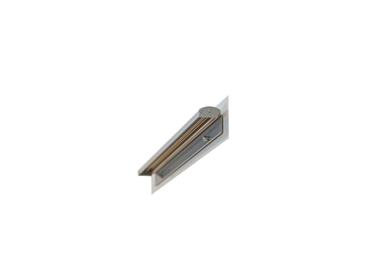Franken Flipchartblockhalter FDKMAG 5,5x70cm magnetisch silber/grau