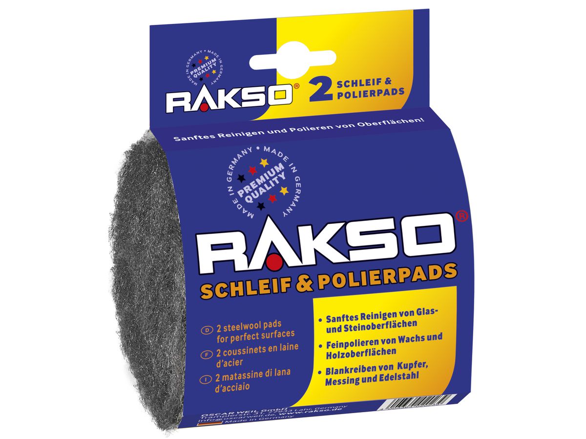 Stahlw-Schleifkissen fein 2er-Pack SB