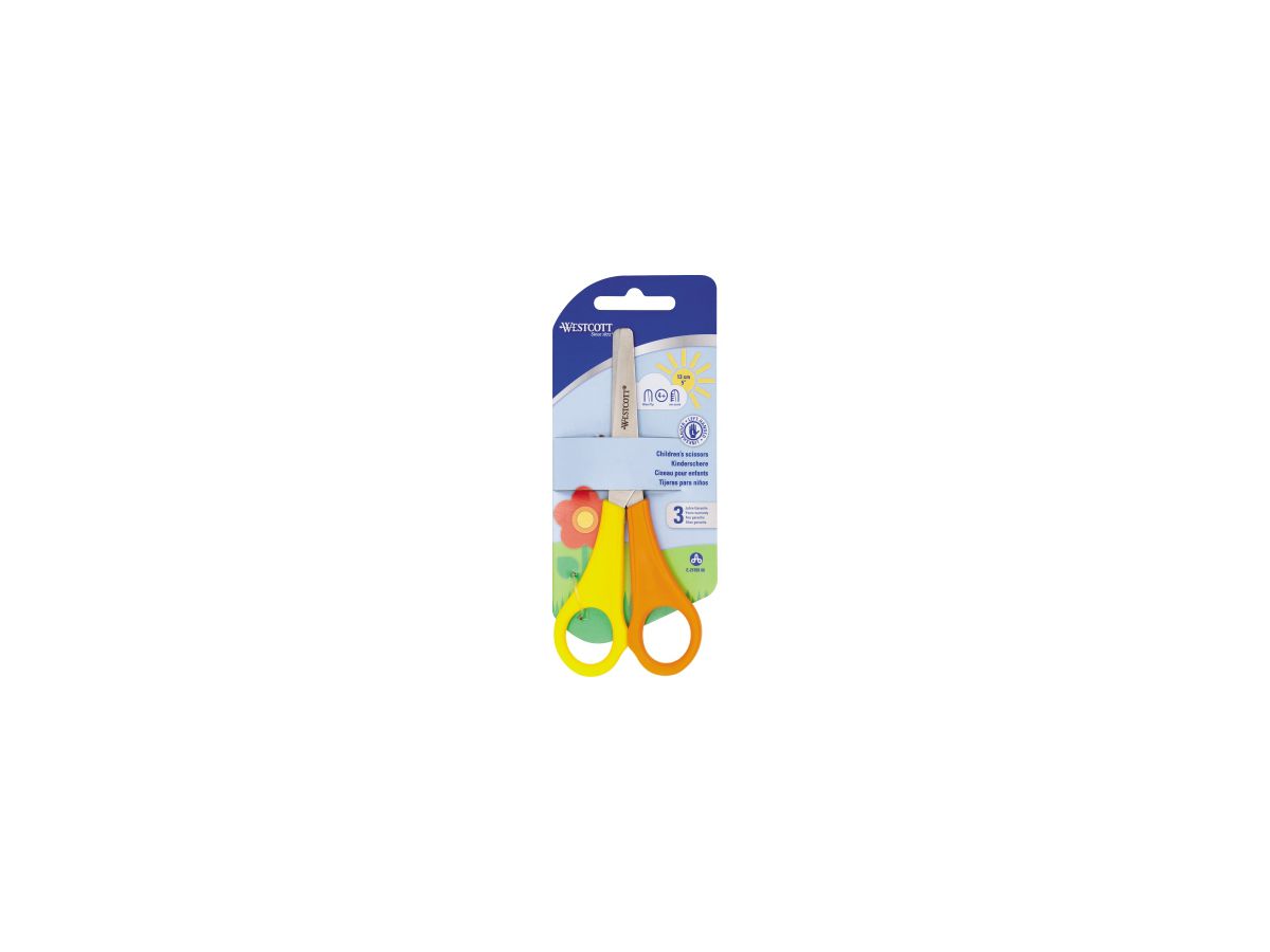 Westcott Kinderschere E-21593 00 13cm 5 Zoll Linkshand rund ge/or