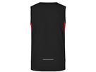 JN Mens Running Tank JN305 100%PES, black/red, Größe M
