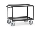 Tischwagen4820 400kg grau 2 Wannen 850x500mm