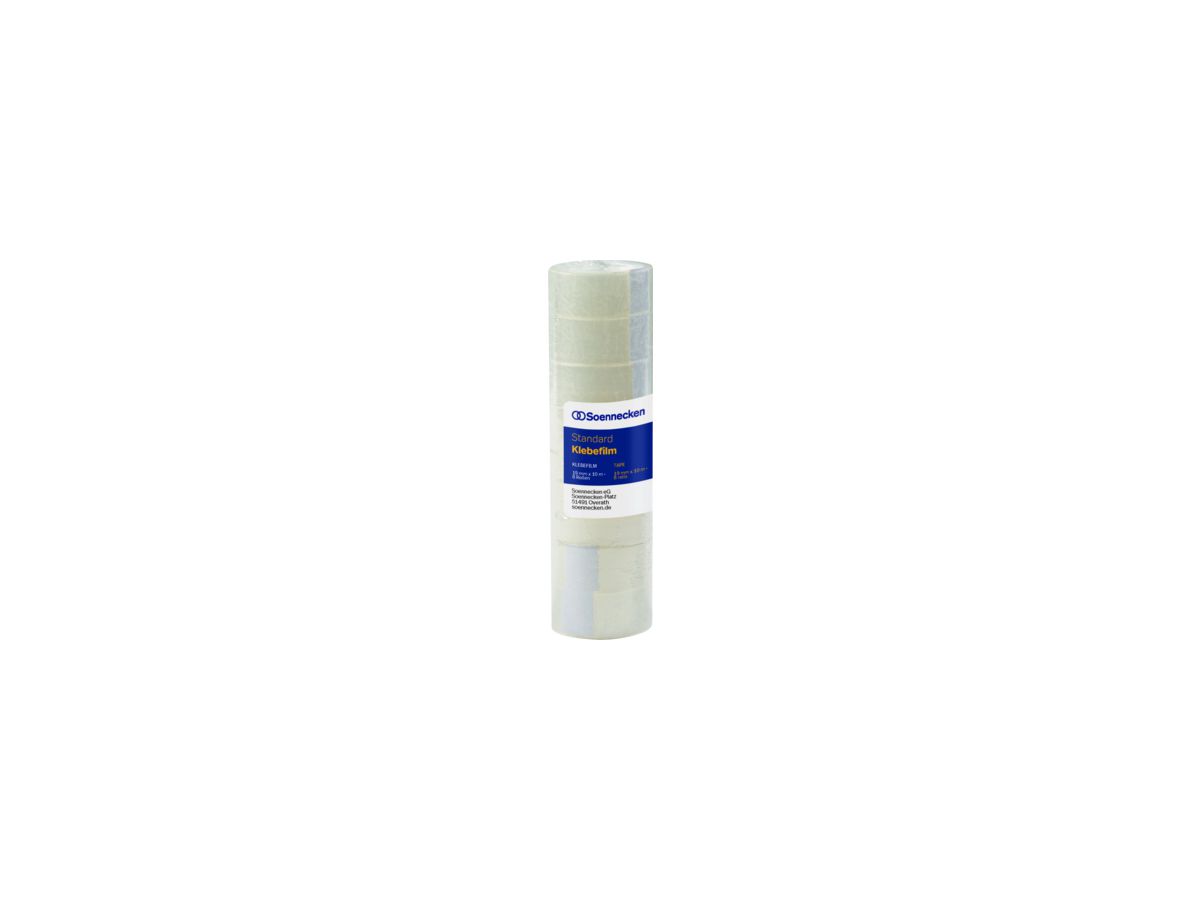 Soennecken Klebefilm 5846 19mmx10m transparent 8 St./Pack.