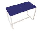 easyDesk Stehtisch TD114.13.06P 110x114x75cm blau