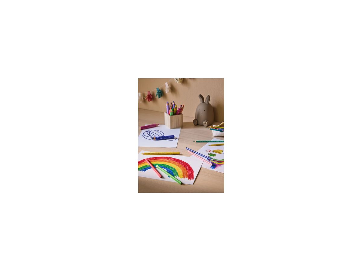 Faber-Castell Farbstift Colour GRIP 112406 farbig sortiert 6 St./Pack.