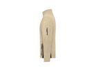 JN Mens Workwear Fleece Jacket JN842 100%PES, stone/black, Größe 2XL