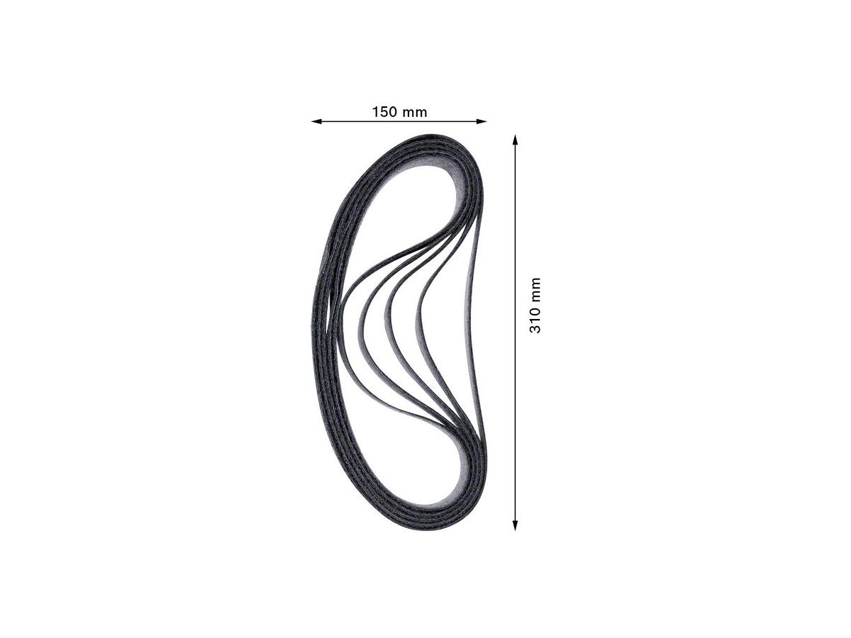 BOSCH Schleifband N470 EXPERT 40x760 mm, grob