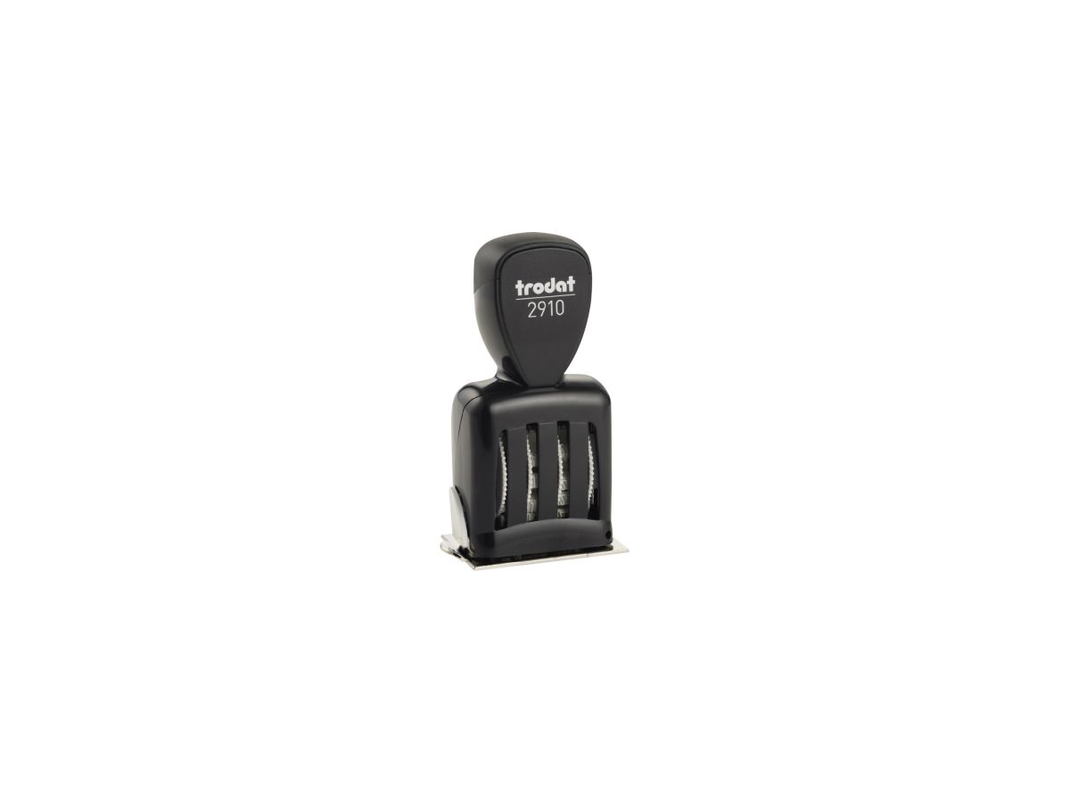 trodat Datumstempel Classic 2910/P04/C9 6x3,5x10,2cm l.gr/rt