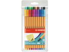 STABILO Fineliner point 88 8820 0,4mm farbig sortiert 20 St./Pack.
