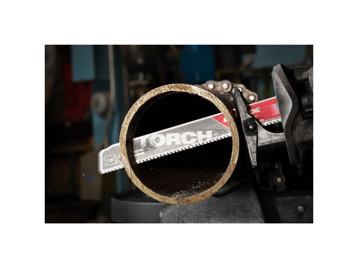 MILWAUKEE Säbelsägeblatt Metall HM-best. THE TORCH, 300x3,2 mm, 8 TPI