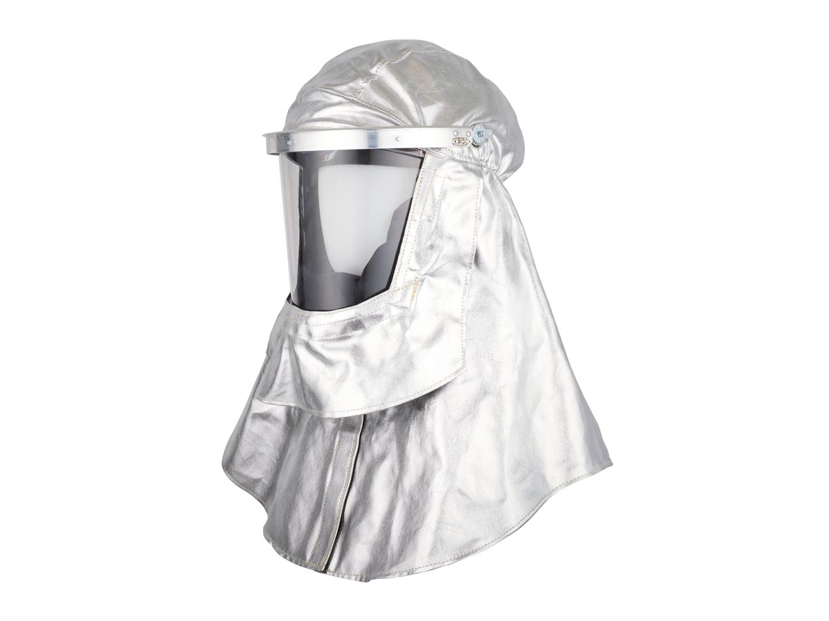 Versaflo Klarsichtvisier m.Kopfschutz u. schwer entflammbarer Gesichtsabdichtung