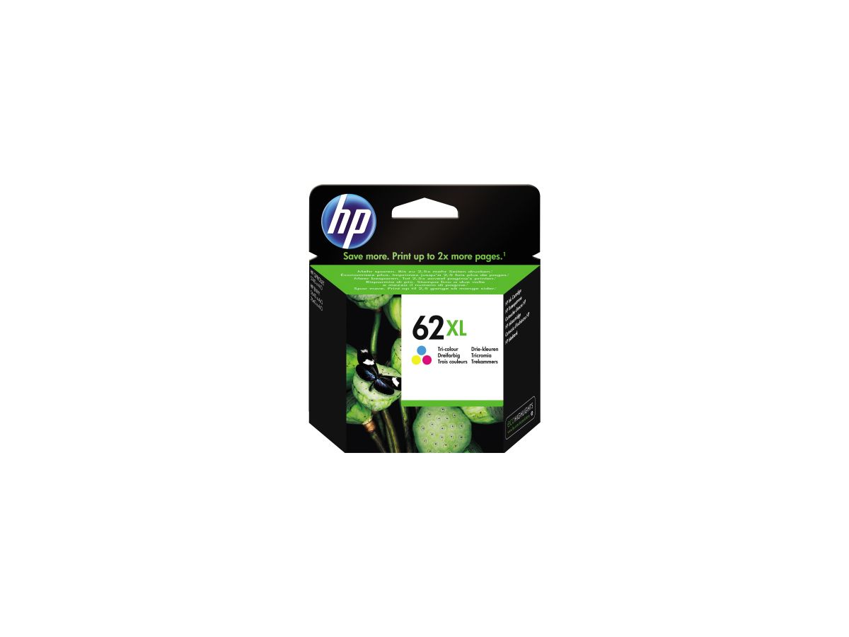 HP Tintenpatrone C2P07AE Nr.62XL 415Seiten c/m/y