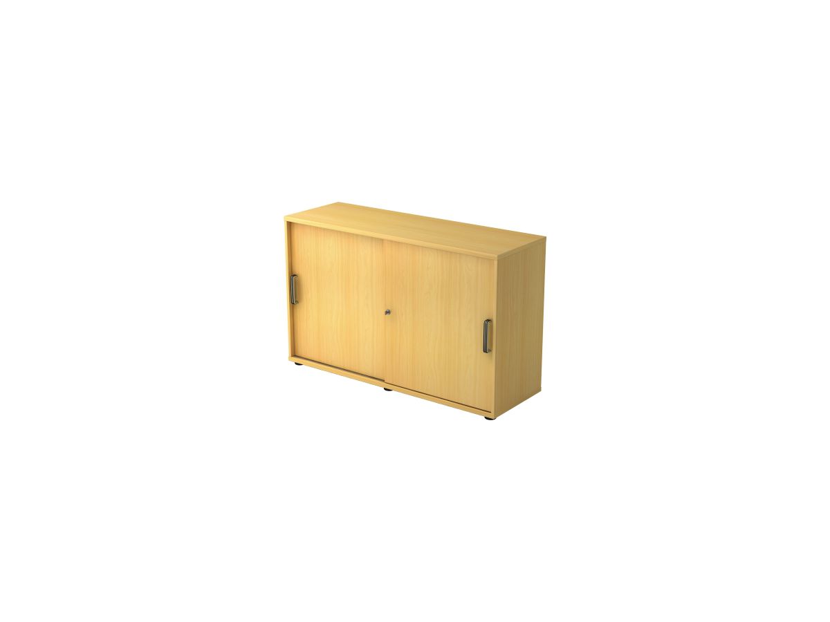 Schiebetürenschrank 120x40x74,8cm Buche