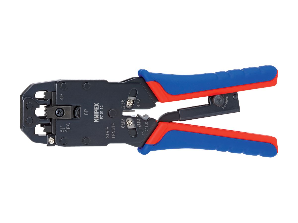 Crimping lever plier 4/6/8-pole Western Knipex