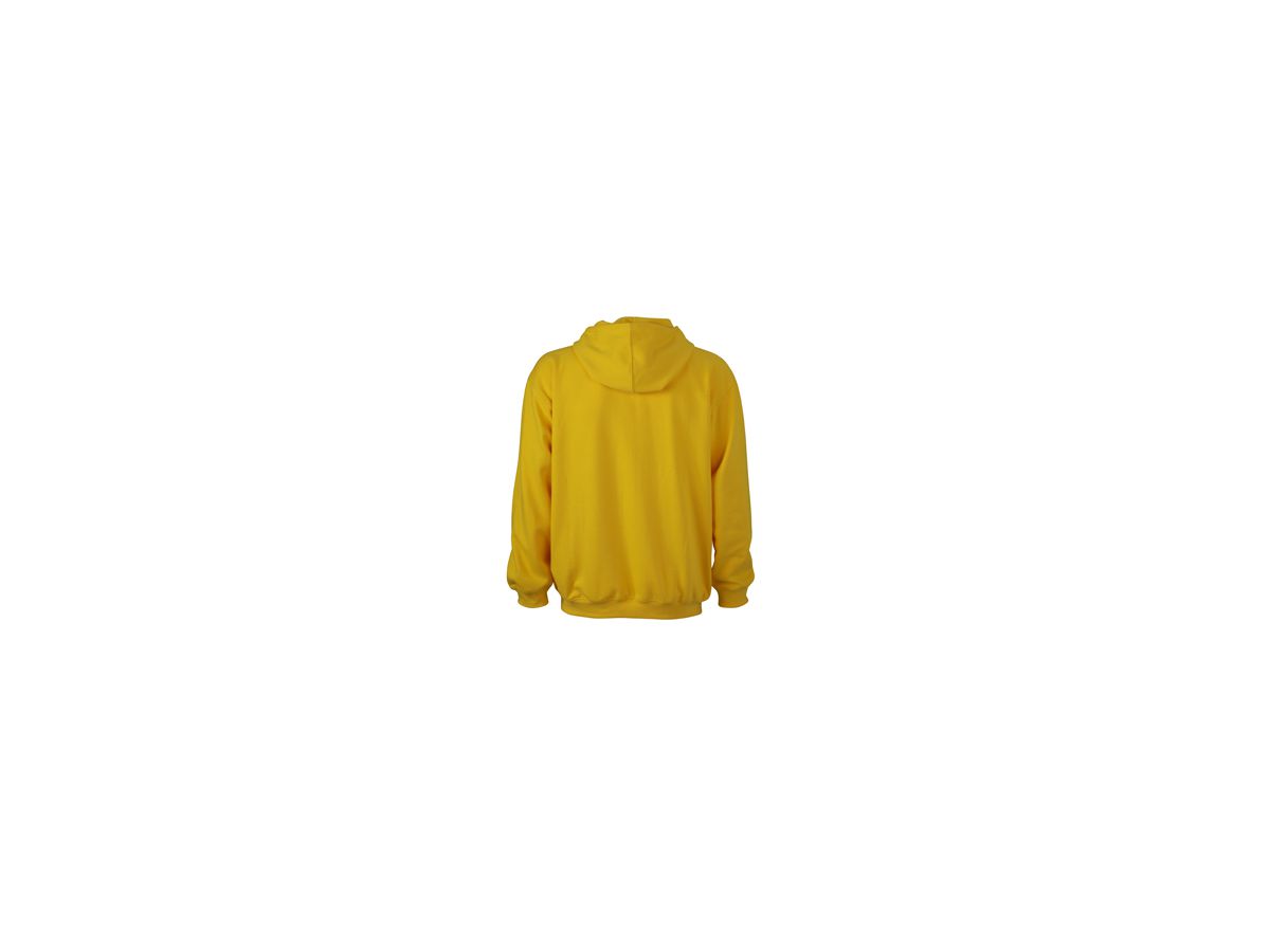 JN Hooded Sweat JN047 80%BW/20%PES, sun-yellow, Größe 2XL