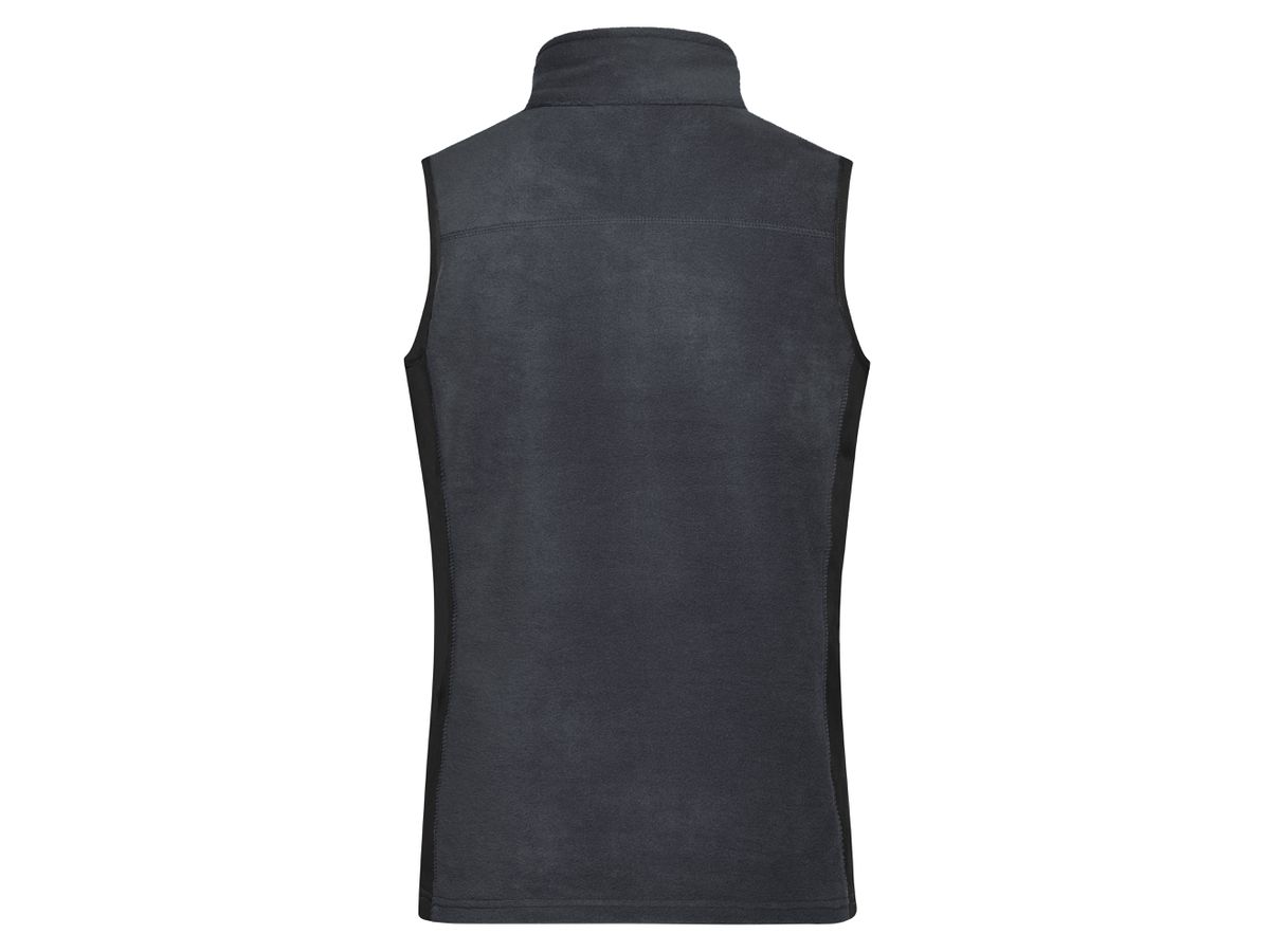JN Ladies'Workwear Fleece Vest JN855 100%PES, carbon/black, Größe L