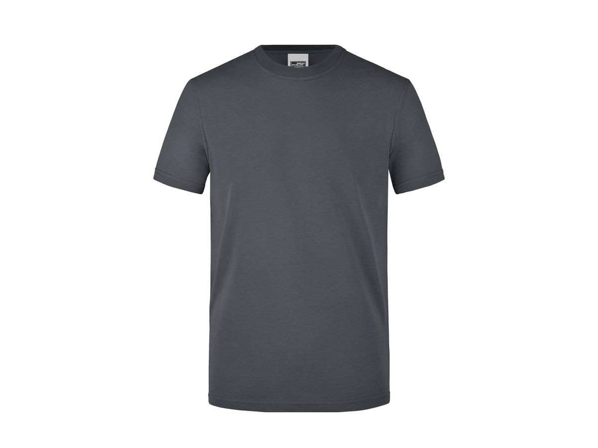 JN Mens Workwear T-Shirt JN838 50%BW/50%PES, carbon, Größe L