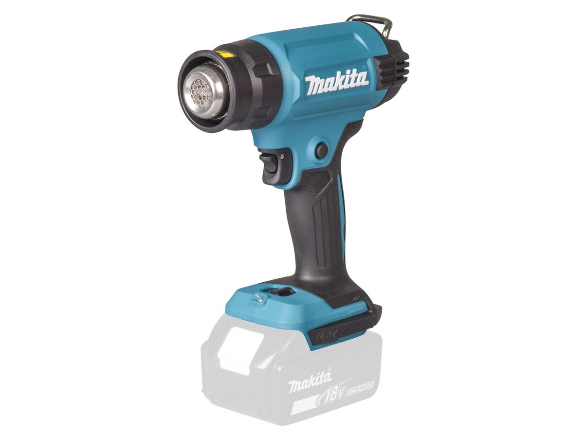 MAKITA Akku-Heißluftgebläse DHG181ZK 18V, max. 200l/min, 150-550°c, solo