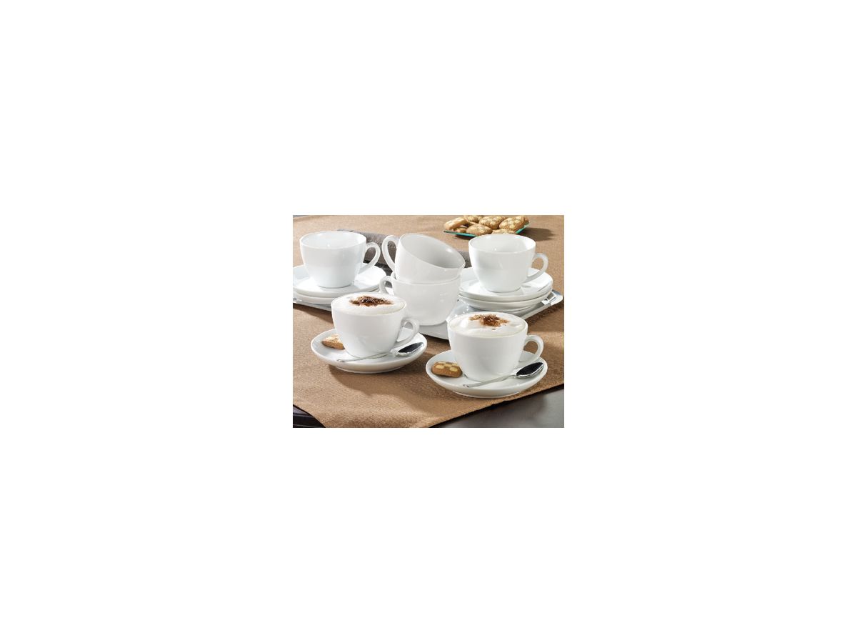 Esmeyer Cappuccinotasse Bistro 52 433-213 ws 6 St./Pack. +Untertasse
