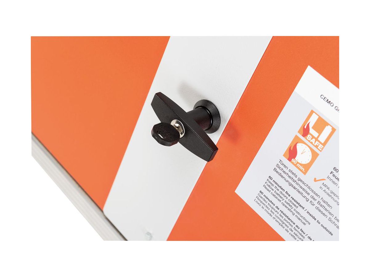 CEMO Li-Ladeschrank 8/5 Premium m. Stapelfüßen 11578