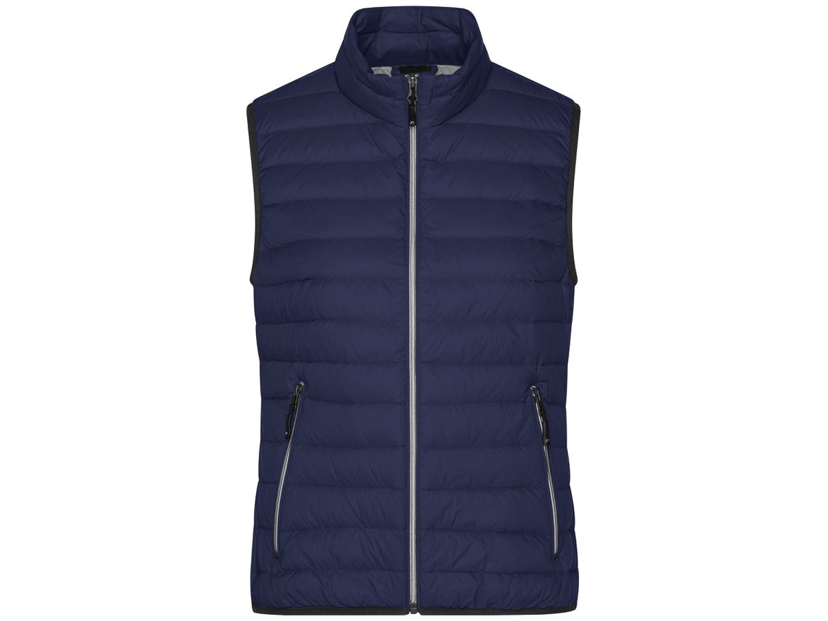 JN Ladies' Down Vest JN1137 navy/silver, Größe S