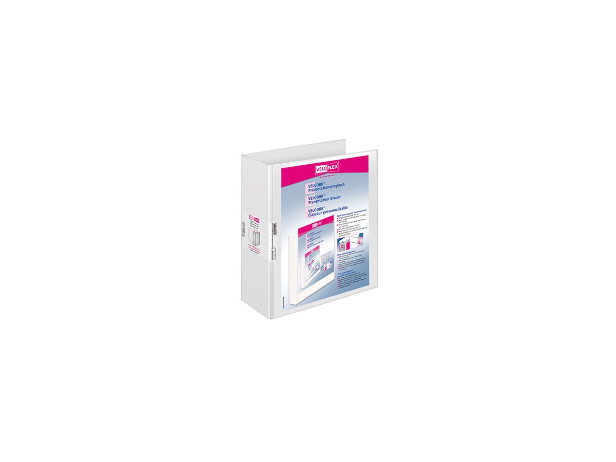 Veloflex Präsentationsringbuch VELODUR 4142190 A4 60mm weiß