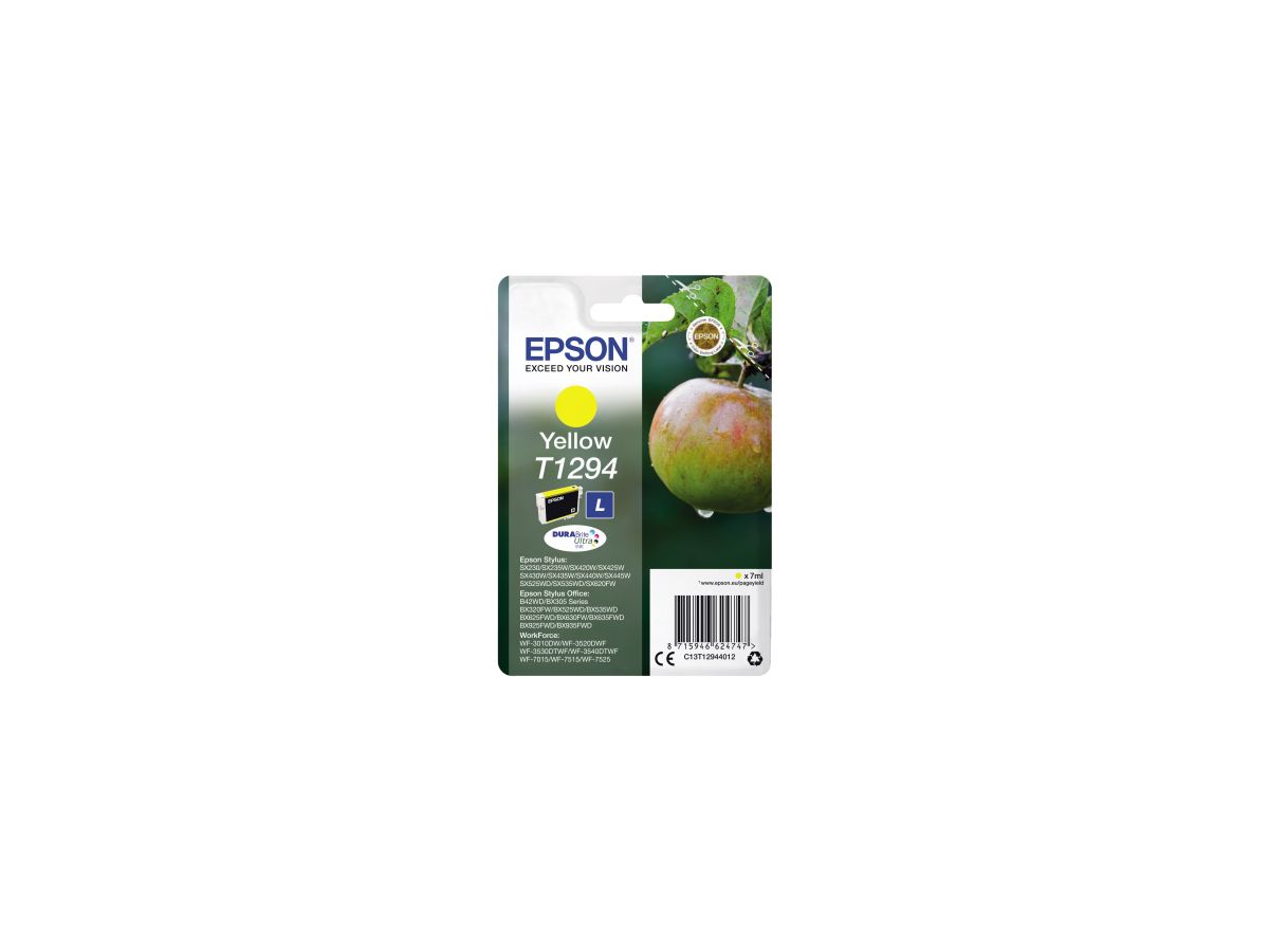Epson Tintenpatrone C13T12944012 T1294 7ml gelb