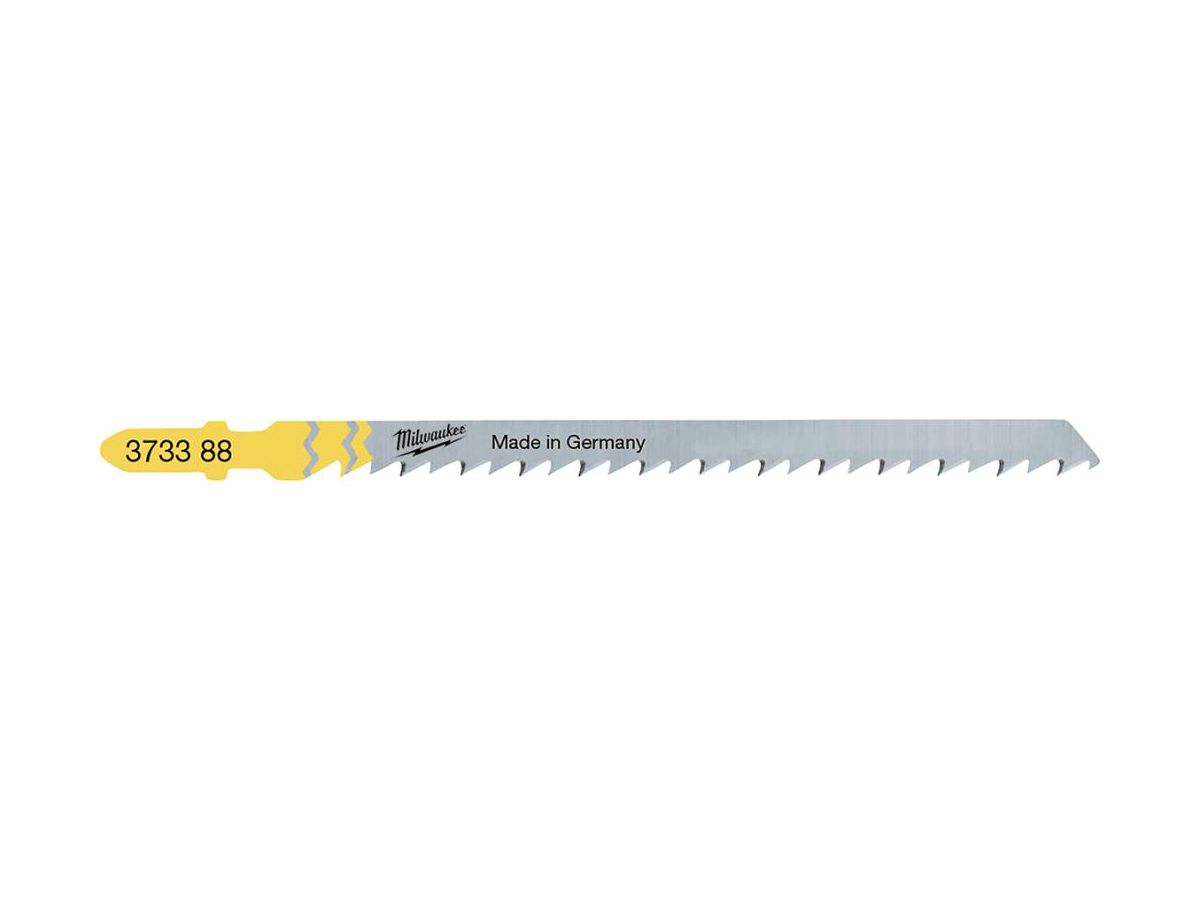 MILWAUKEE Stichsägeblatt, verstärkt 105 x 4 mm Holz präzise, gerade Schnitte