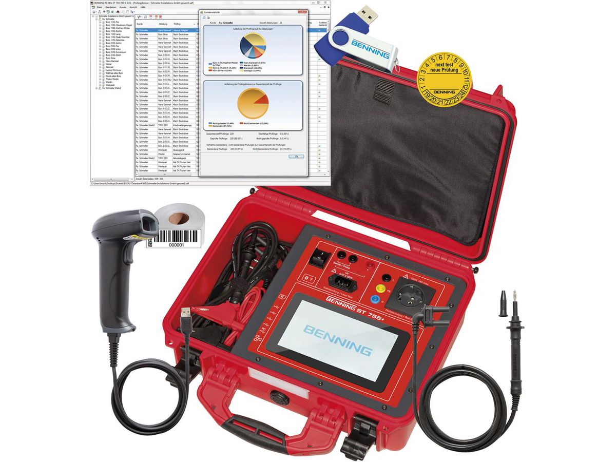 BENNING Gerätetester ST755 SET