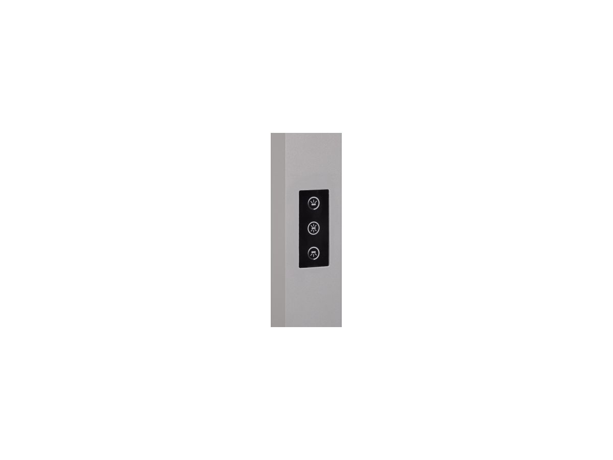 MAUL Standleuchte MAULsirius 141456 LED dimmbar 81W silber