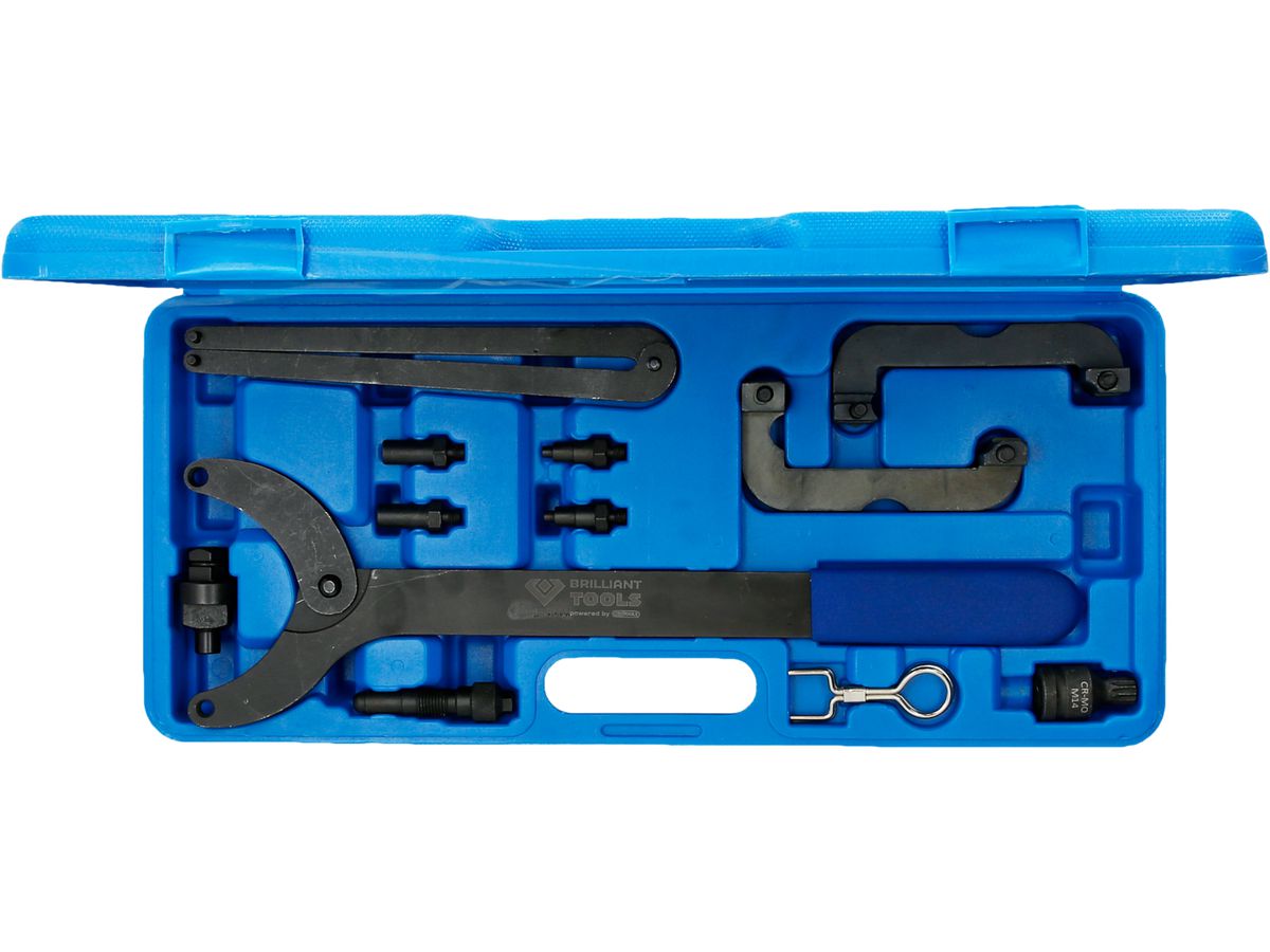 BRILLIANT TOOLS MotorEinstellwerkz.-Satz f.VAG Benzin-Motoren,12tlg f.2.8,3.0TFSi