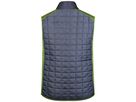 JN Men's Knitted Hybrid Vest JN740 kiwi-melange/anthracite-melange Gr. S