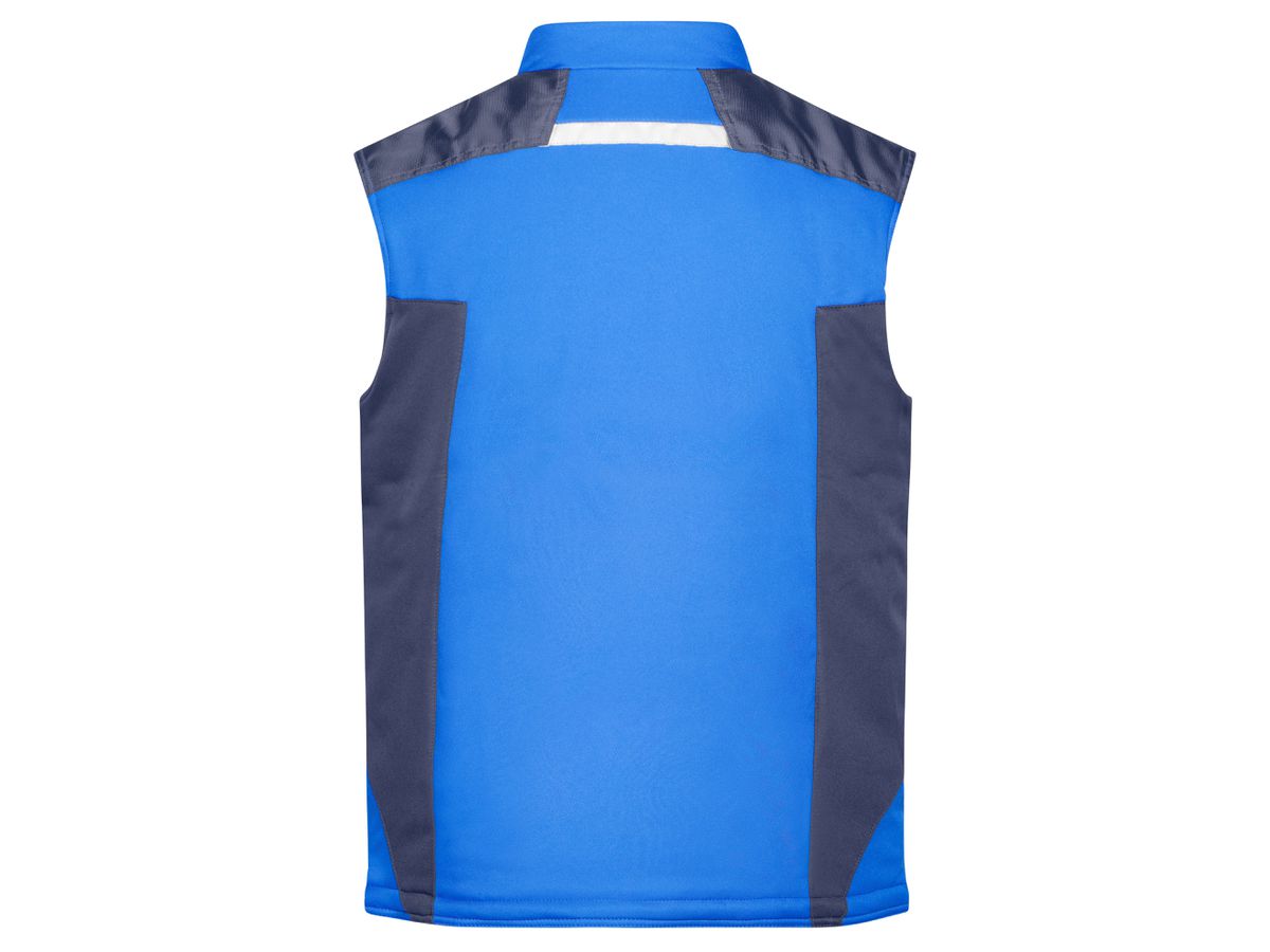 JN Craftsmen Softshell Vest JN825 100%PES, royal/navy, Größe 3XL