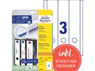 Avery Zweckform Ordneretikett L6059-25 59x297mm ws 75 St./Pack.